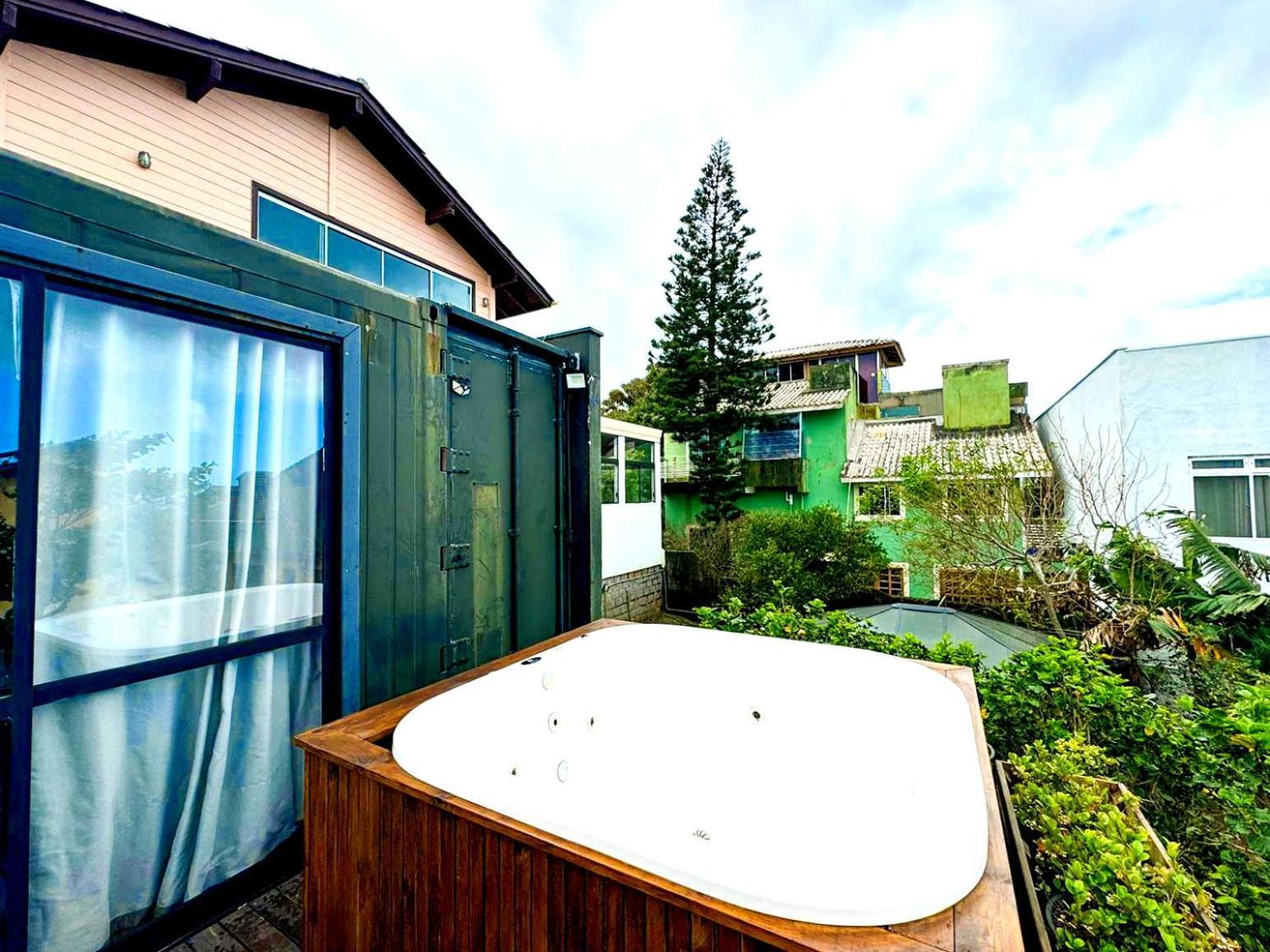 Container Com Vista Para O Mar E Jacuzzi Sul11 Florianópolis Kültér fotó